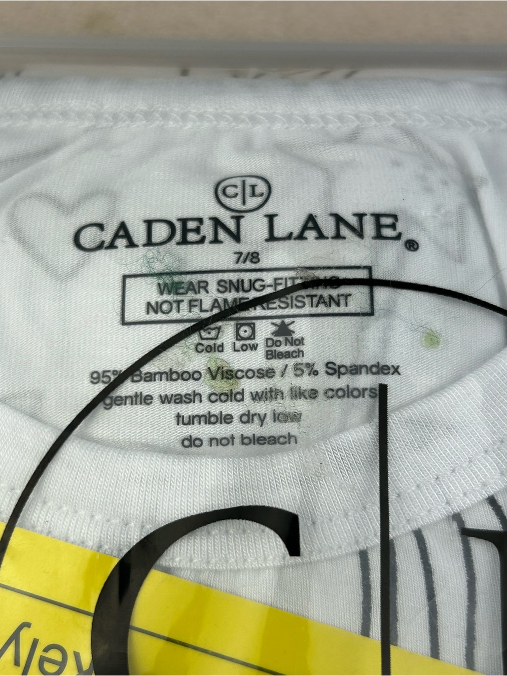 Caden Lane Color Me Unicorn Pajama Set Bamboo Kids 7/8 MWT